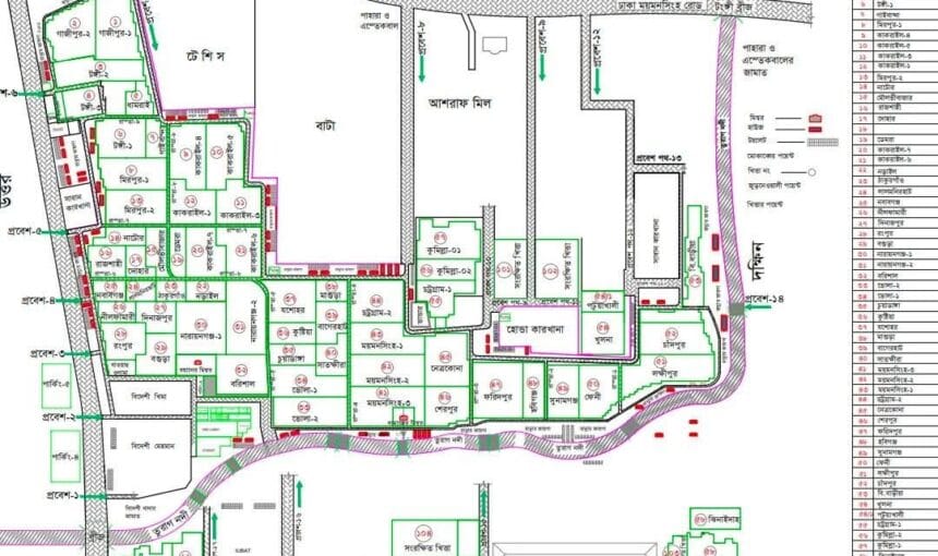 টঙ্গি ইজতেমা ২০২৫ এর ম্যাপ