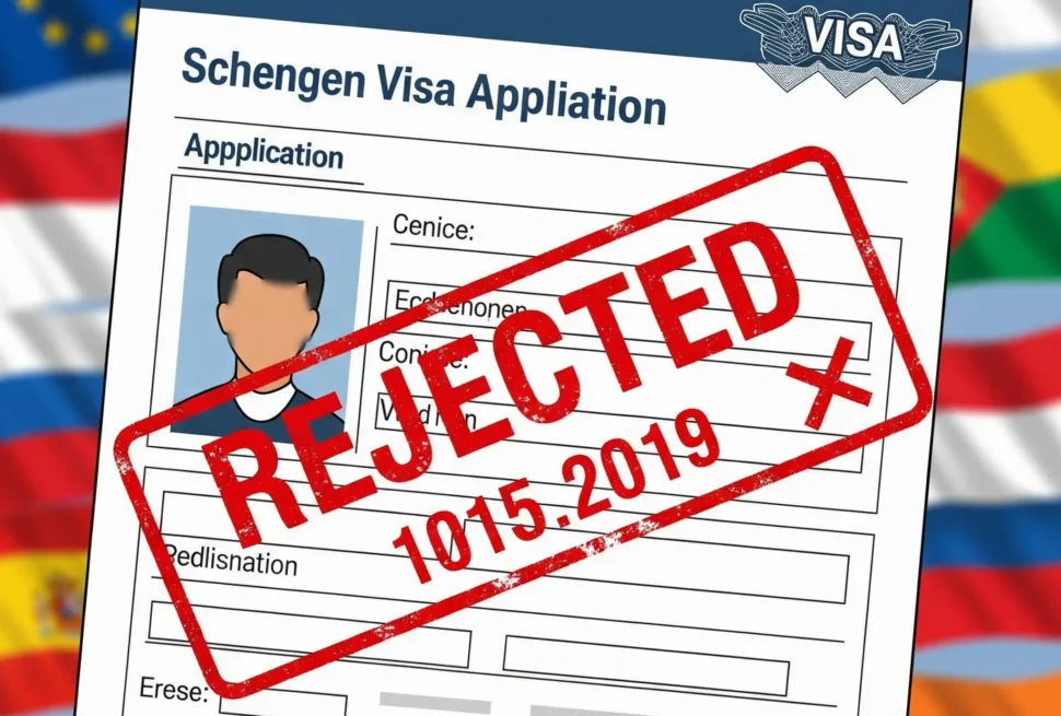রিজেক্টেড শেনজেন ভিসা আবেদনপত্র